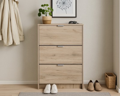 Eco 13 cipősszekrény szürke tölgy