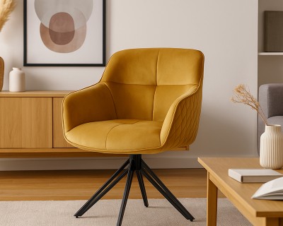 Emmy karfás szék arany