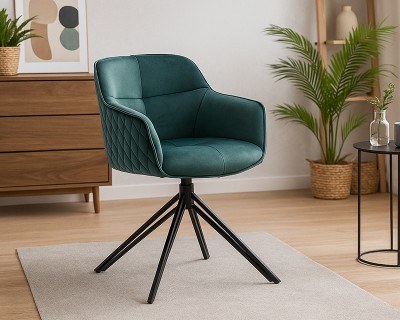 Emmy karfás szék zöld