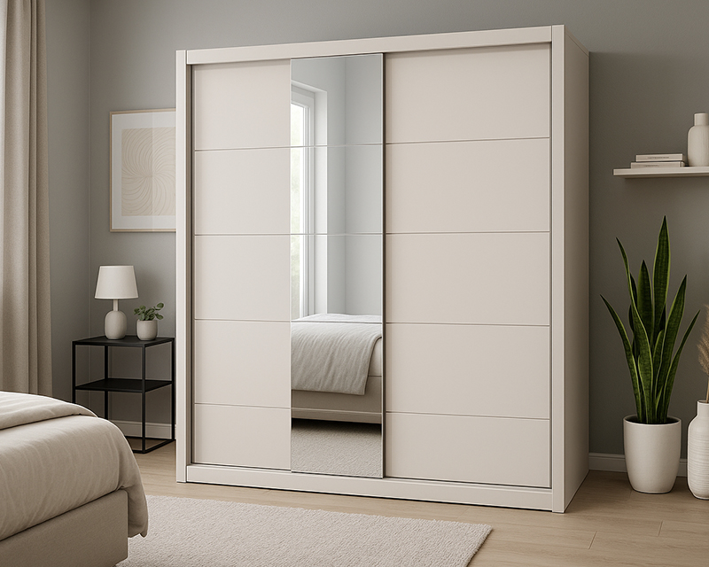 Porto tolóajtós szekrény kasmír