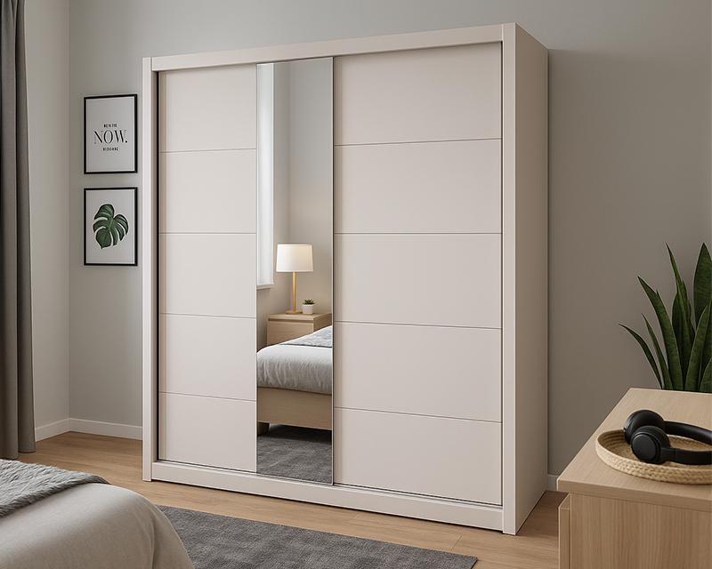 Porto tolóajtós szekrény kasmír