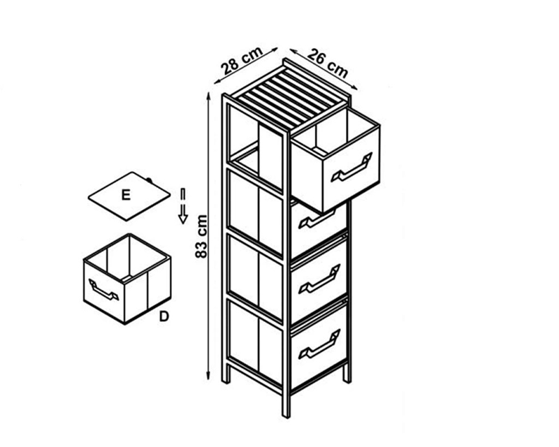 REG-10 fiókos tároló