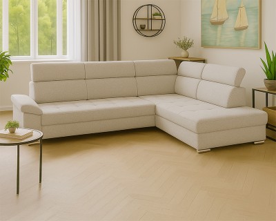 Amsterdam sarokgarnitúra balos beige