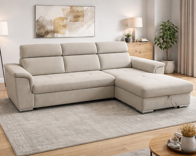 Imola sarokgarnitúra balos beige