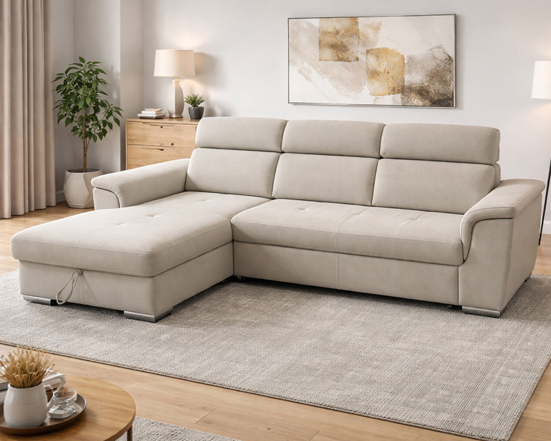 Imola sarokgarnitúra jobbos beige