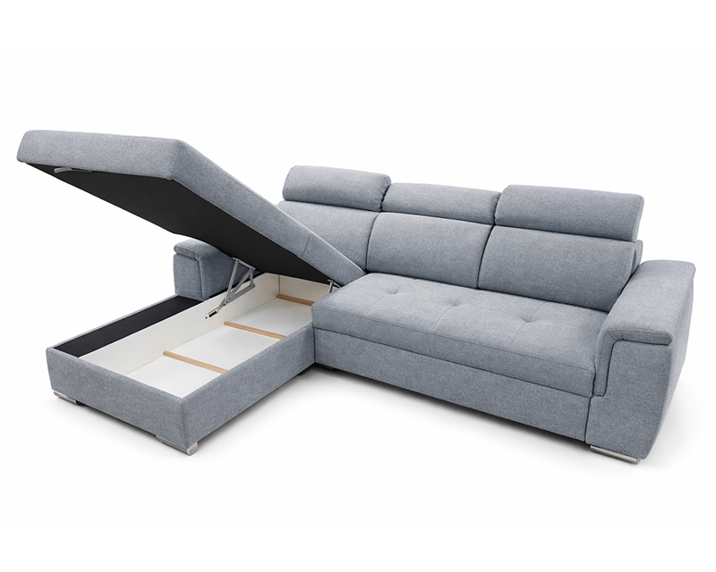 Imola sarokgarnitúra jobbos szürke