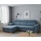 Imola sarokgarnitúra jobbos kék