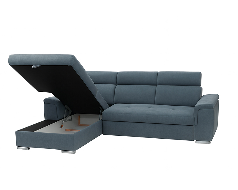 Imola sarokgarnitúra jobbos kék