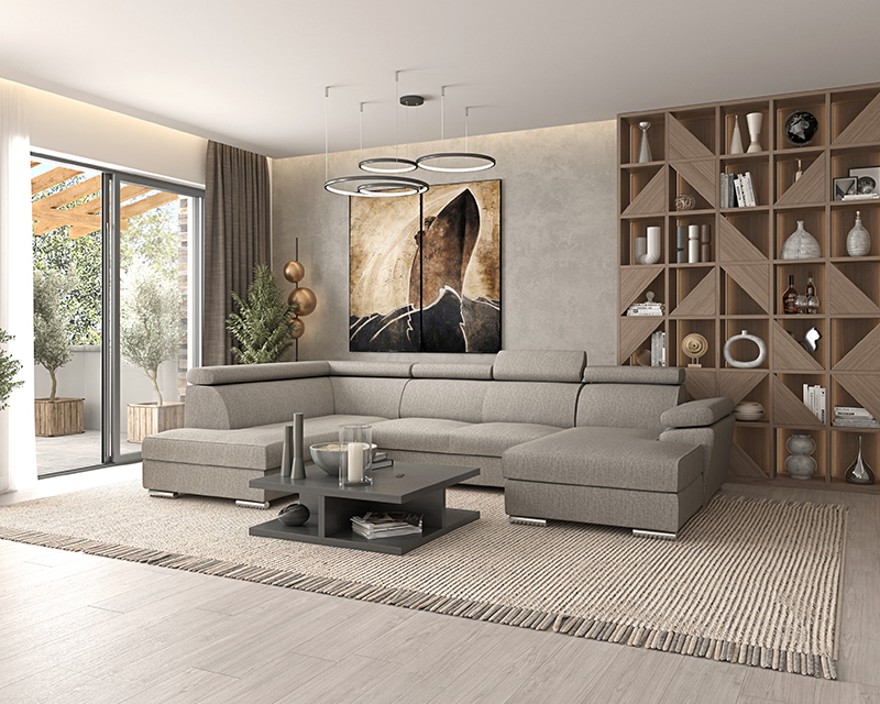 Palermo U sarok jobbos szürke