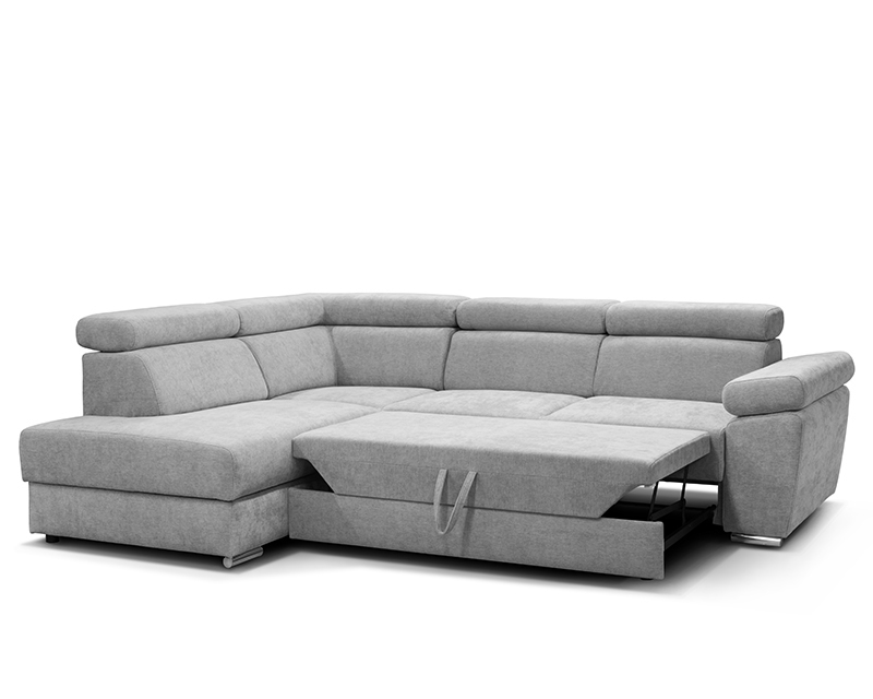 Palermo sarokgarnitúra jobbos antracit