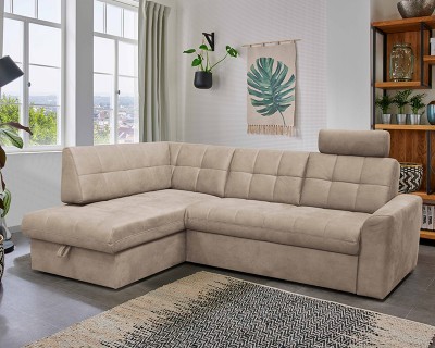 Ada Kingstone sarokgarnitúra jobbos beige