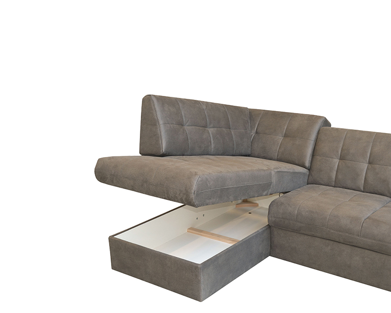 Ada Kingstone sarokgarnitúra jobbos sötét szürke