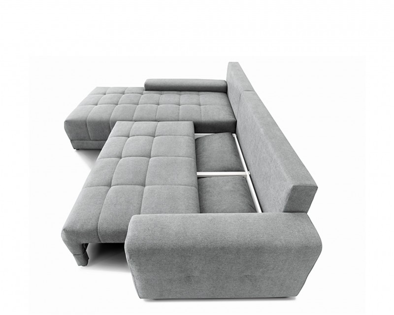 Pizzaro sarokgarnitúra szürke