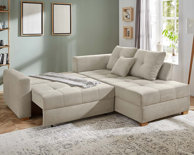 Brescia sarokgarnitúra beige