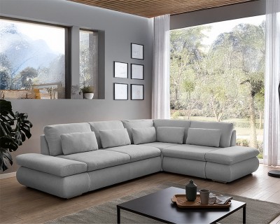 Cosenza sarokgarnitúra balos szürke