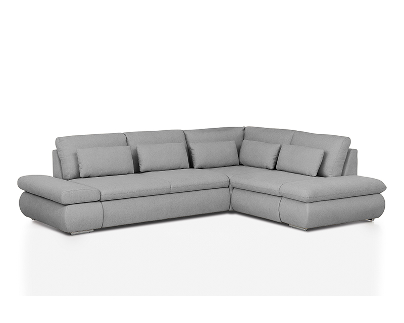 Cosenza sarokgarnitúra balos szürke