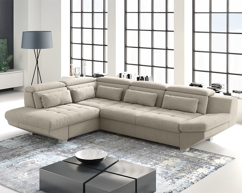 Erna sarokgarnitúra jobbos beige