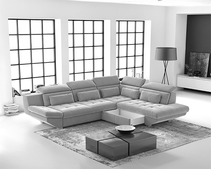 Erna sarokgarnitúra balos espresso