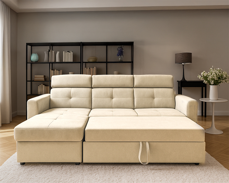 Novo sarokgarnitúra cream