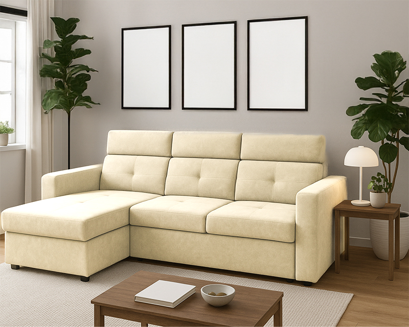 Novo sarokgarnitúra cream