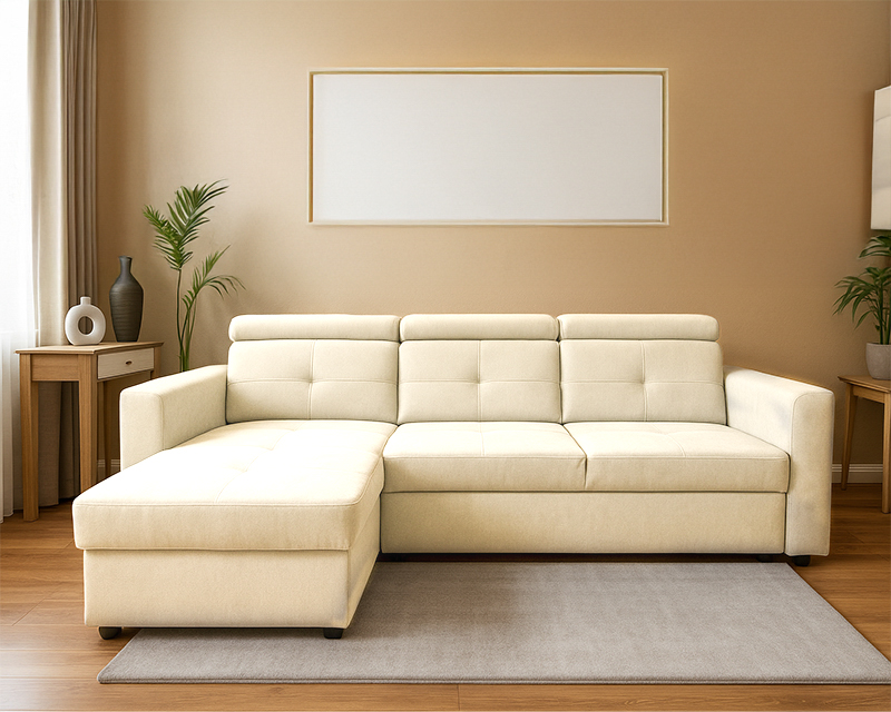 Novo sarokgarnitúra cream