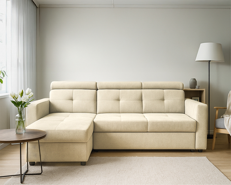 Novo sarokgarnitúra cream