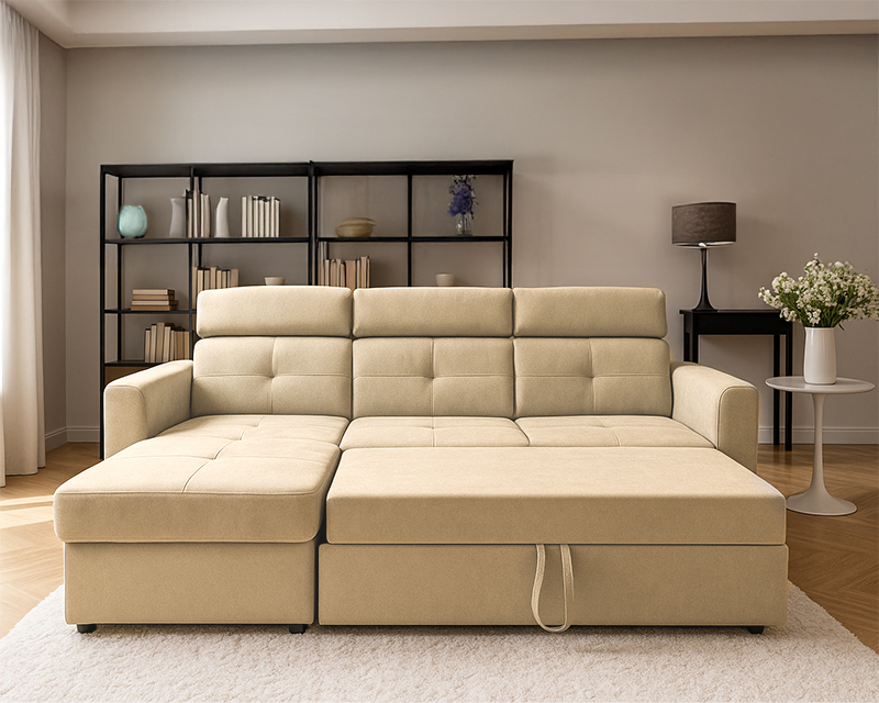 Novo sarokgarnitúra beige