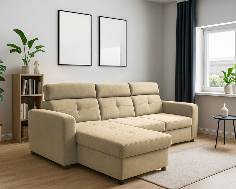 Novo sarokgarnitúra beige