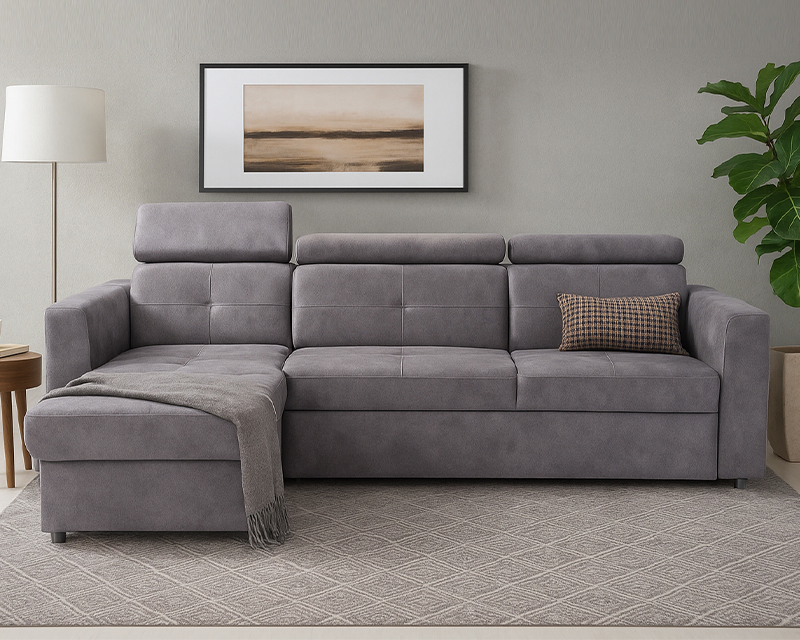 Novo sarokgarnitúra szürke