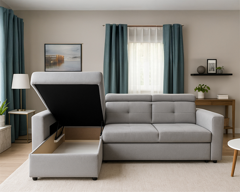 Novo sarokgarnitúra világosszürke