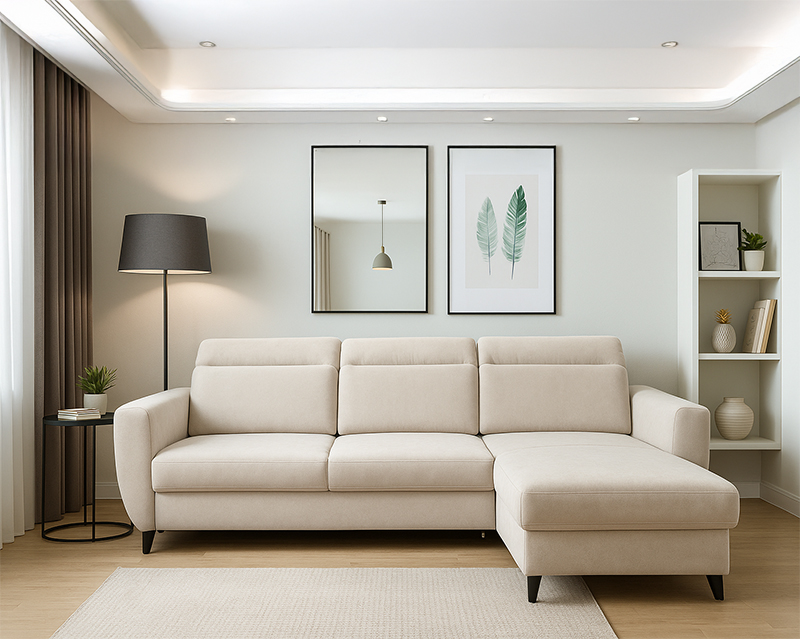 Torremolinos sarokgarnitúra balos bézs