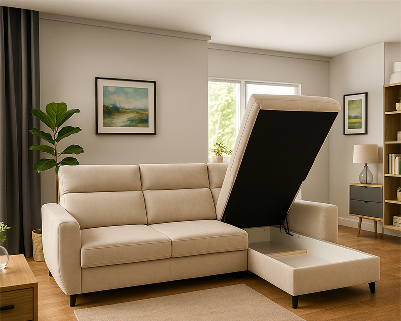 Torremolinos sarokgarnitúra balos bézs