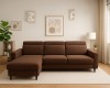 Torremolinos sarokgarnitúra jobbos barna