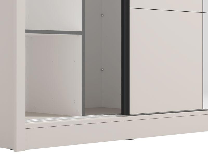 Porto tolóajtós szekrény kasmír