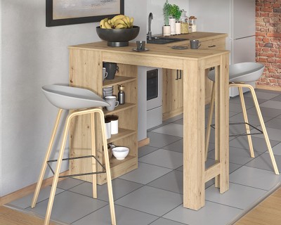 Valence bárasztal artisan tölgy