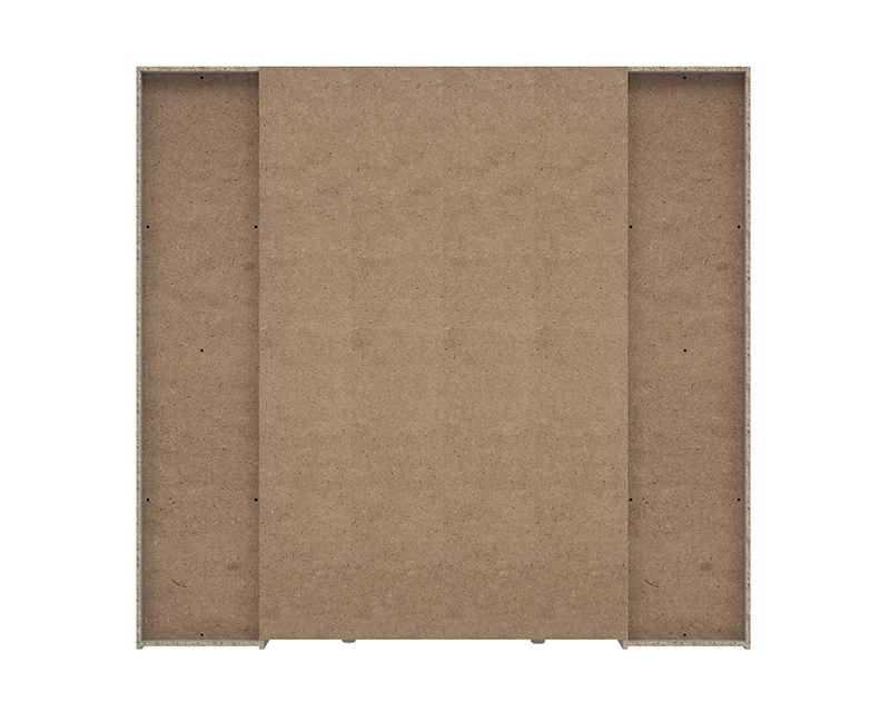 Lyon gardróbszekrény artisan tölgy / fehér