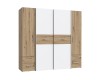 Lyon gardróbszekrény artisan tölgy / fehér