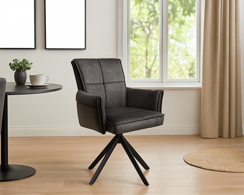 Renate étkezőszék sötét szürke