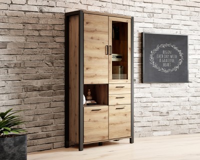 Sorrento 4A2F vitrines szekrény