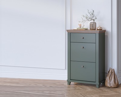 Caprice cipős komód zöld