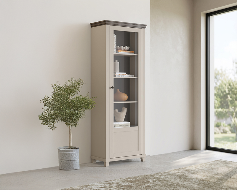 Caprice vitrin jobbos beige