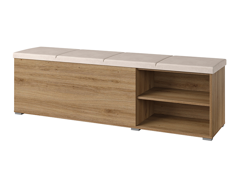 Lille ágyneműtartós ágykeret + ágyrács 160