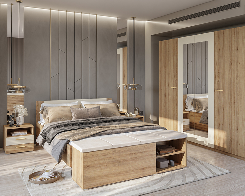 Lille hálószoba bútor