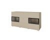 Lorenzo vitrines komód beige