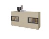 Lorenzo vitrines komód beige