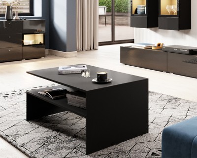 Lorenzo dohányzóasztal fekete