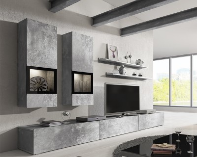 Lorenzo nappali bútor beton