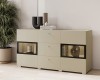 Lorenzo vitrines komód beige