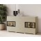 Lorenzo vitrines komód beige