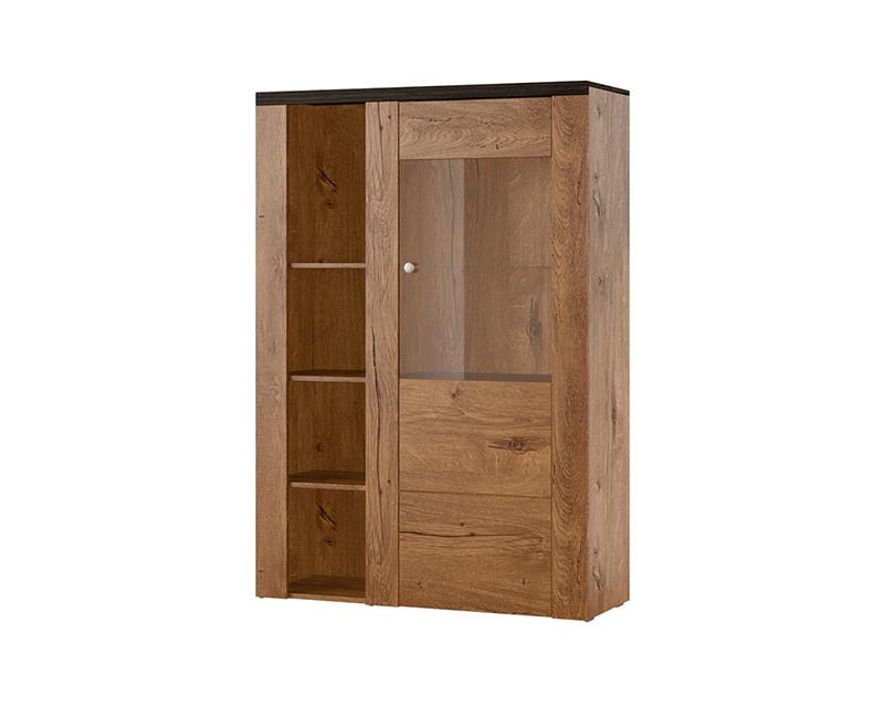 Olson nyitott polcos vitrines komód